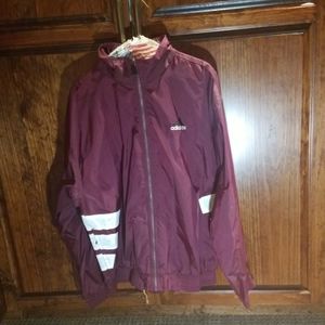 Retro adidas windbreaker/raincoat